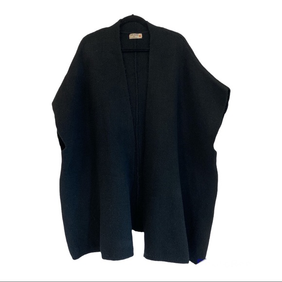 Ruff Hewn Sweaters - Ruff Hewn | Black Knit Open Front Shrug / Cardigan